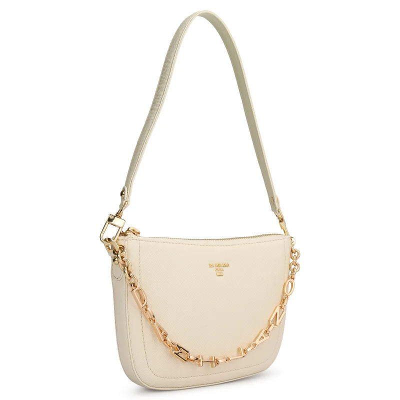 دا ميلانو حقيبة فرانزي جلد صغيرة - مارشميلو